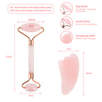 Rose Quartz Dual Roller & Sculpting Tool