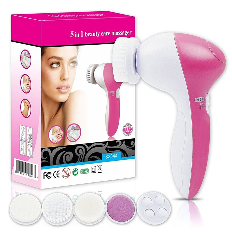 Electric Sonic Spin Deep Clean Pore Facial Brush