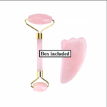 Rose Quartz Dual Roller & Sculpting Tool